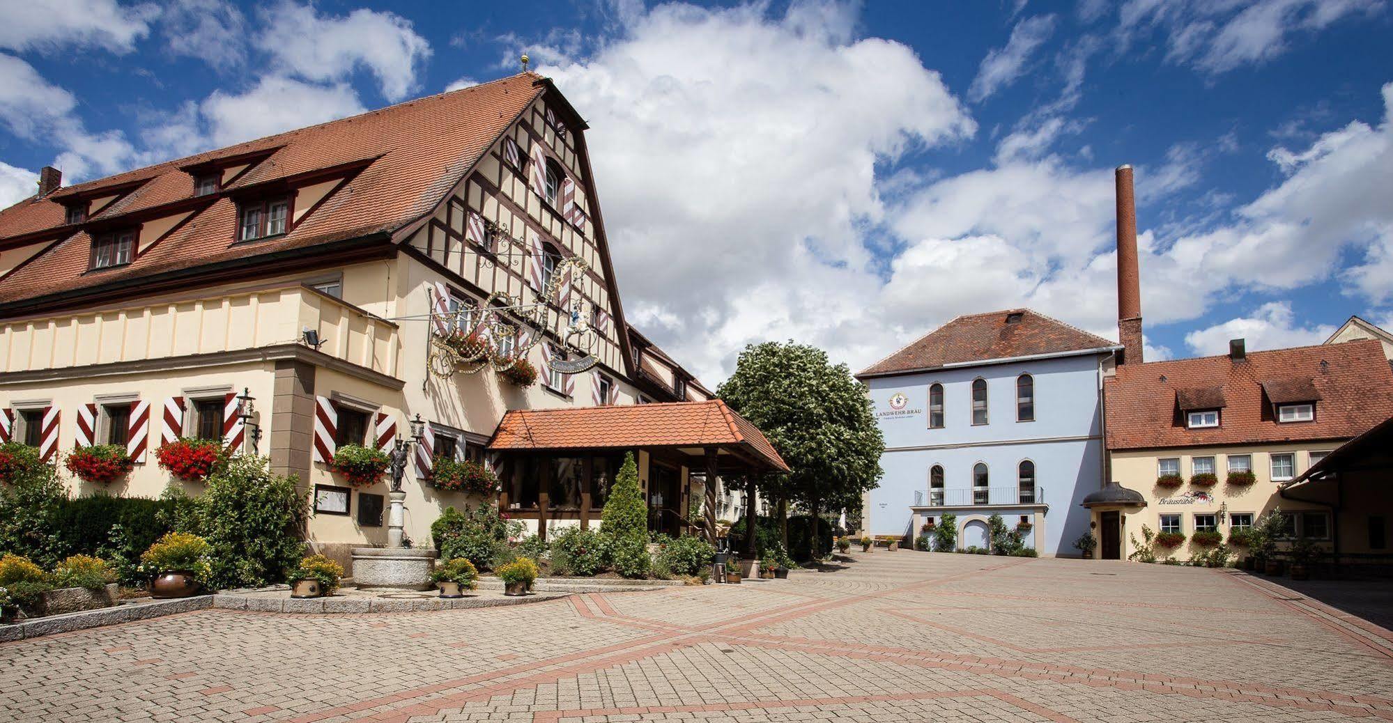Hotel Brauereigasthof Landwehr-Braeu Reichelshofen Extérieur photo